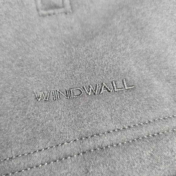 Mens The North Face Gray WindWall Sleeveless Vest Jacket Full Zip Polyester XL - Picture 3 of 11